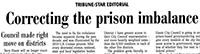 thumbnail of Terre Haute Tribune Star editorial in praising city council for ending prison-based gerrymandering